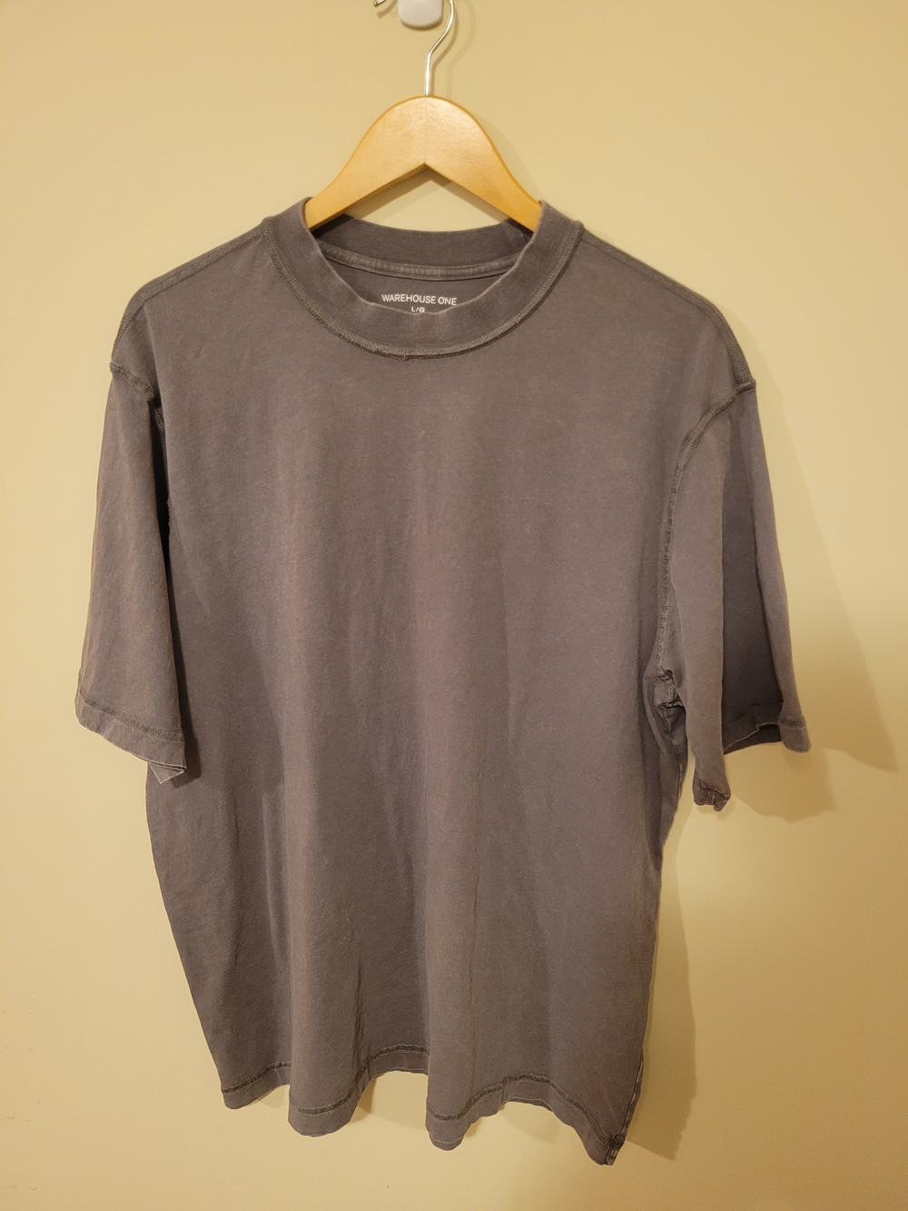 Brand New Men's Warehouse One Light Purple Crew Neck T-Shirt Size Large
